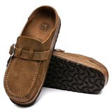 Load image into Gallery viewer, Women's Buckley Suede Leather Tea Medium/Narrow