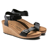 Load image into Gallery viewer, Women's Soley Leather Black Medium/Narrow