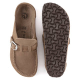 Load image into Gallery viewer, Women's Buckley Suede Leather Gray Taupe Medium/Narrow