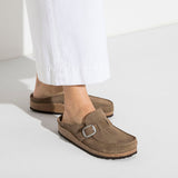 Load image into Gallery viewer, Women's Buckley Suede Leather Gray Taupe Medium/Narrow