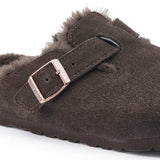 Load image into Gallery viewer, Unisex Boston Shearling Suede Leather Mocha Regular/Wide