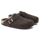 Load image into Gallery viewer, Unisex Boston Shearling Suede Leather Mocha Regular/Wide