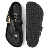 Load image into Gallery viewer, Women's Gizeh Big Buckle Natural Leather Patent High Shine Black Regular/Wide