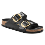 Load image into Gallery viewer, Women's Arizona Big Buckle Natural Leather Patent High Shine Black Medium/Narrow
