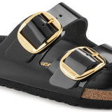 Load image into Gallery viewer, Women's Arizona Big Buckle Natural Leather Patent High Shine Black Medium/Narrow