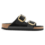Load image into Gallery viewer, Women's Arizona Big Buckle Natural Leather Patent High Shine Black Medium/Narrow