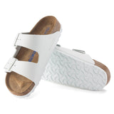 Load image into Gallery viewer, Unisex Arizona Soft Footbed Leather White Medium/Narrow