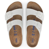 Load image into Gallery viewer, Unisex Arizona Soft Footbed Leather White Medium/Narrow