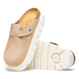 Load image into Gallery viewer, Unisex Boston Chunky Suede Leather Warm Sand Medium/Narrow