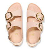 Load image into Gallery viewer, Women's Milano Big Buckle Natural Leather Patent High Shine New Beige Medium/Narrow