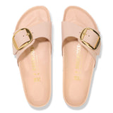 Load image into Gallery viewer, Women's Madrid Big Buckle Natural Leather Patent High Shine New Beige Medium/Narrow