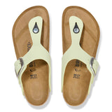 Load image into Gallery viewer, Women's Gizeh Big Buckle Nubuck Leather Faded Lime Regular/Wide