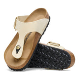 Load image into Gallery viewer, Women's Gizeh Big Buckle Nubuck Leather Ecru Regular/Wide