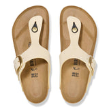 Load image into Gallery viewer, Women's Gizeh Big Buckle Nubuck Leather Ecru Regular/Wide