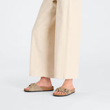 Load image into Gallery viewer, Women's Oita Braided Suede Leather Taupe Medium/Narrow