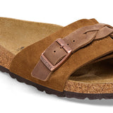 Load image into Gallery viewer, Women's Oita Braided Suede Leather Mink Medium/Narrow
