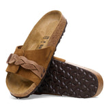 Load image into Gallery viewer, Women's Oita Braided Suede Leather Mink Medium/Narrow