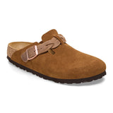 Load image into Gallery viewer, Women's Boston Braided Suede Leather Mink Medium/Narrow