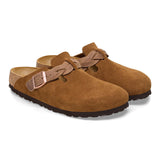 Load image into Gallery viewer, Women's Boston Braided Suede Leather Mink Medium/Narrow