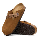 Load image into Gallery viewer, Women's Boston Braided Suede Leather Mink Medium/Narrow