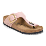 Load image into Gallery viewer, Women's Gizeh Big Buckle Nubuck Leather Soft Pink Regular/Wide