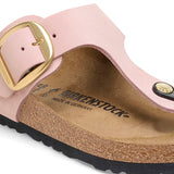 Load image into Gallery viewer, Women's Gizeh Big Buckle Nubuck Leather Soft Pink Regular/Wide