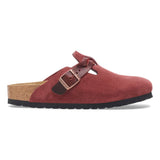 Load image into Gallery viewer, Women's Boston Braided Suede Leather Zinfandel Medium/Narrow
