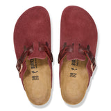 Load image into Gallery viewer, Women's Boston Braided Suede Leather Zinfandel Medium/Narrow