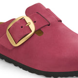 Load image into Gallery viewer, Women's Boston Big Buckle Nubuck Leather Berry Crush Medium/Narrow