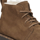 Load image into Gallery viewer, Uppsala Mid Shearling Suede Leather Regular/Wide Dark Tea