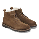 Load image into Gallery viewer, Uppsala Mid Shearling Suede Leather Regular/Wide Dark Tea