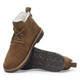 Load image into Gallery viewer, Uppsala Mid Shearling Suede Leather Regular/Wide Dark Tea