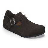 Load image into Gallery viewer, Unisex London Suede Leather Black Regular/Wide