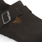 Load image into Gallery viewer, Unisex London Suede Leather Black Regular/Wide