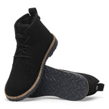 Load image into Gallery viewer, Uppsala Mid Shearling Suede Leather Regular/Wide Black
