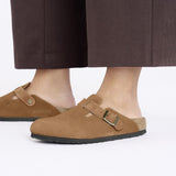 Load image into Gallery viewer, Men's Boston Suede Embossed Corduroy Dark Tea Regular/Wide