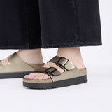 Load image into Gallery viewer, Women's Arizona Platform Birko-flor Metallic Taupe Medium/Narrow