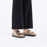 Load image into Gallery viewer, Women's Arizona Platform Birko-flor Metallic Taupe Medium/Narrow