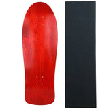 Load image into Gallery viewer, Moose Old School Deck 10" x 30" Stained Red with Griptape