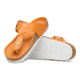 Load image into Gallery viewer, Women's Gizeh Big Buckle Natural Leather Patent High-Shine Kurkuma