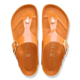 Load image into Gallery viewer, Women's Gizeh Big Buckle Natural Leather Patent High-Shine Kurkuma
