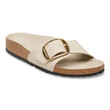 Load image into Gallery viewer, Women's Madrid Big Buckle Natural Leather Patent High-Shine Oyster Medium/Narrow