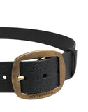 Load image into Gallery viewer, Dolce &amp; Gabbana Men Black Classic Leather Metal Buckle Belt