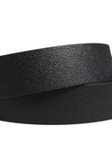 Load image into Gallery viewer, Dolce &amp; Gabbana Men Black Classic Leather Metal Buckle Belt