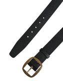 Load image into Gallery viewer, Dolce &amp; Gabbana Men Black Classic Leather Metal Buckle Belt