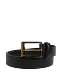 Load image into Gallery viewer, Dolce &amp; Gabbana Men Black Classic Leather Metal Buckle Belt