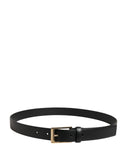 Load image into Gallery viewer, Dolce &amp; Gabbana Men Black Classic Leather Metal Buckle Belt