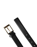 Load image into Gallery viewer, Dolce &amp; Gabbana Men Black Classic Leather Metal Buckle Belt