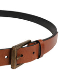 Load image into Gallery viewer, Dolce &amp; Gabbana Men Brown Leather Classic Metal Buckle Belt