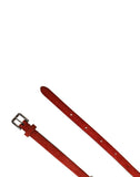 Load image into Gallery viewer, Dolce &amp; Gabbana Red Velvet Crystals Chain Embellished Belt